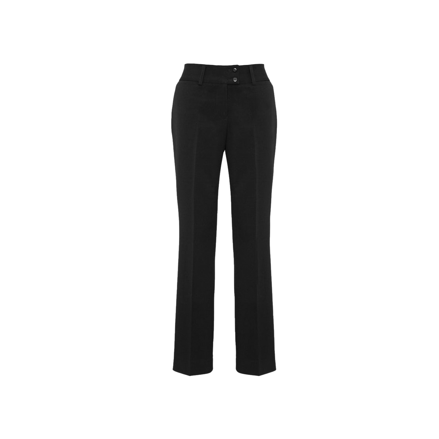 Stella Perfect Women's Four-Way Stretch Black Work Pants for Flattering Comfort