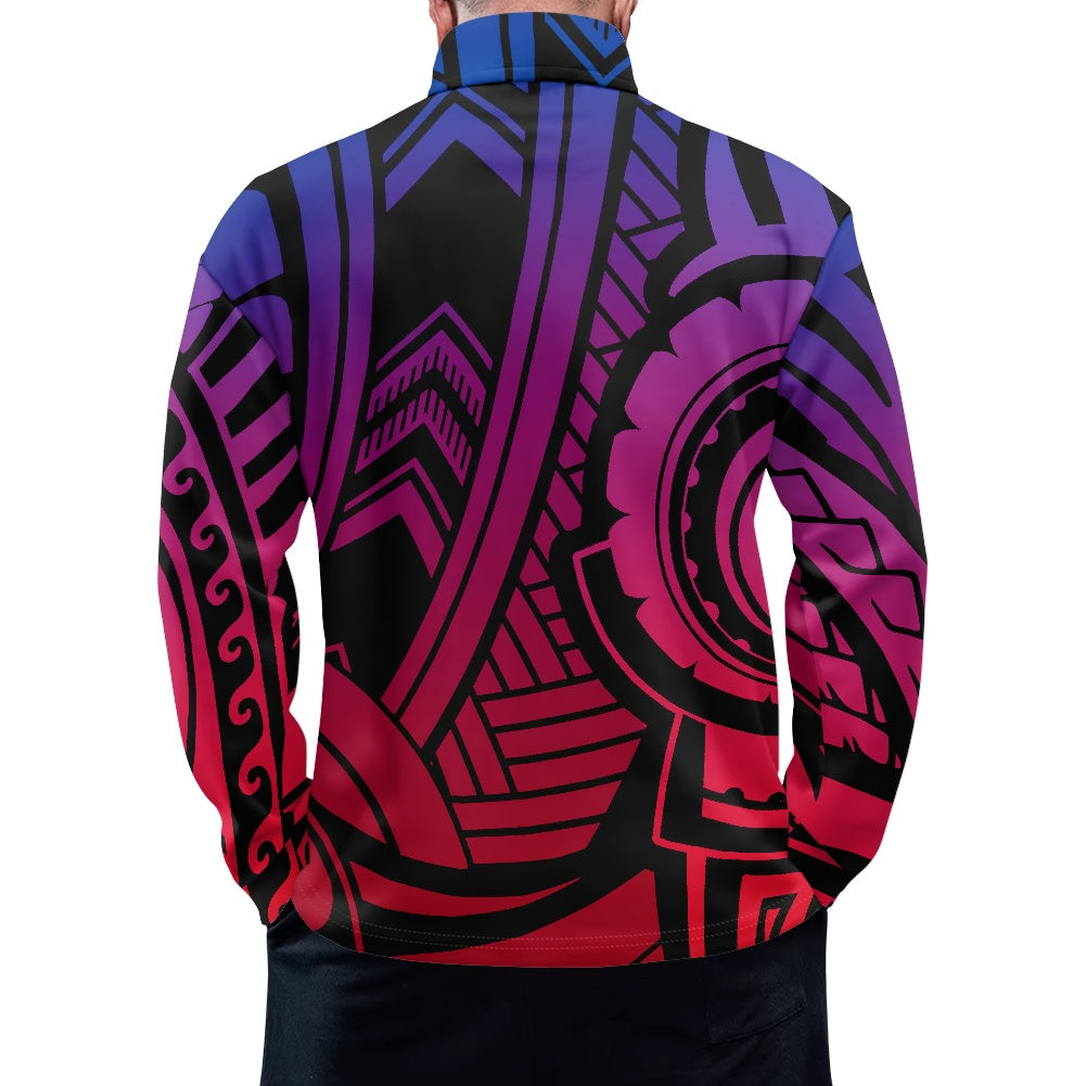 Long -sleeved POLO shirt