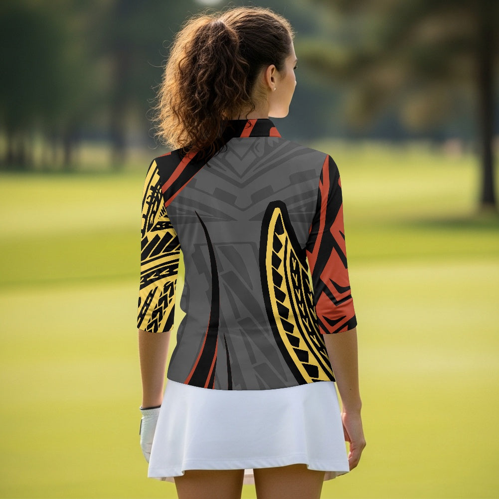 Women's 3/4 Sleeve Golf Top