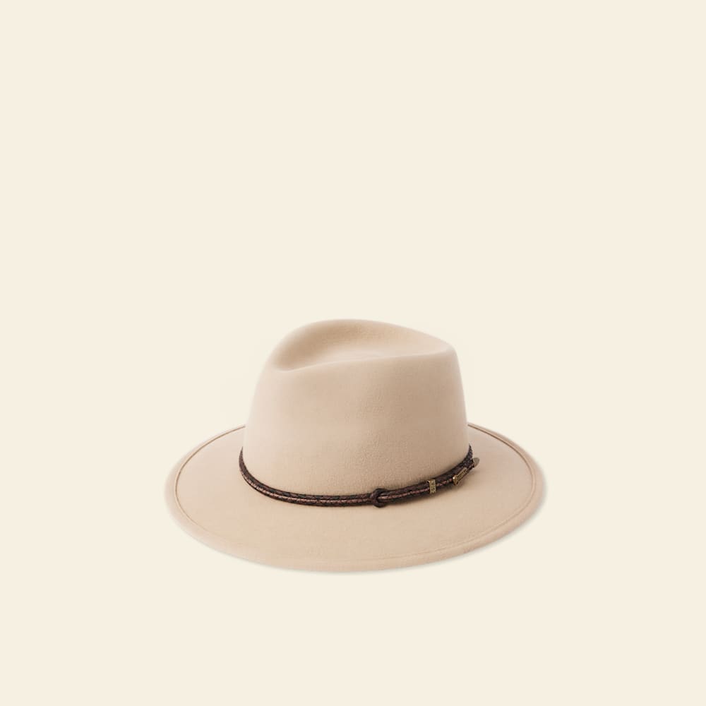 Akubra Traveller Sand Felt Hat – Soft Pliable Australian Adventure Headwear