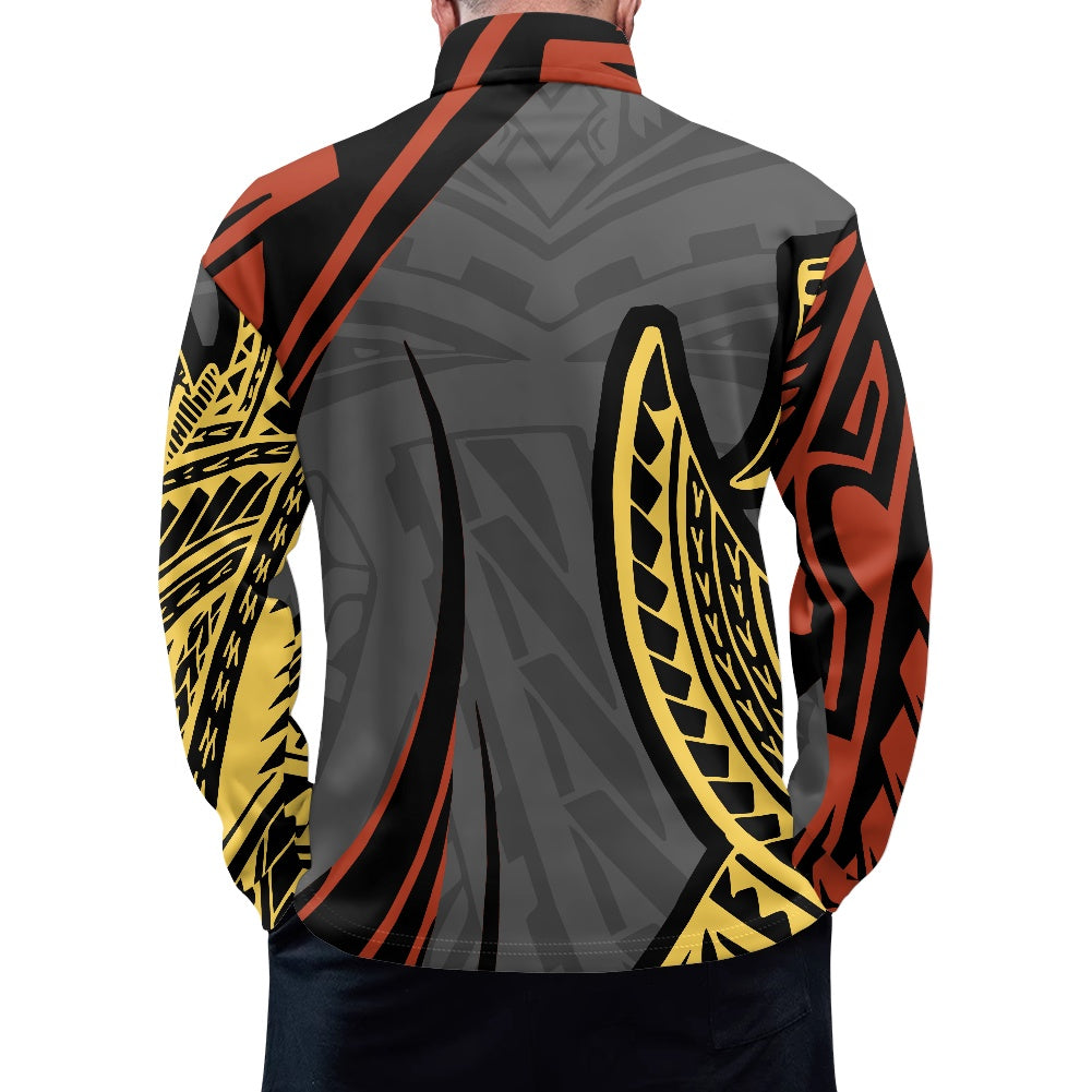 Long -sleeved POLO shirt