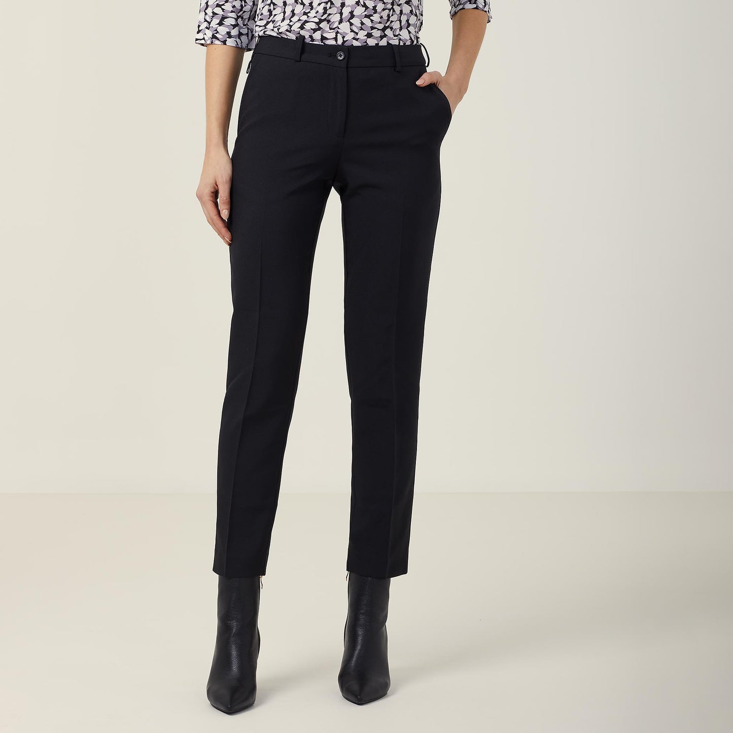 NNT Women's Helix Dry Slim Leg Work Pants - Professional, Comfortable, Black Stretch