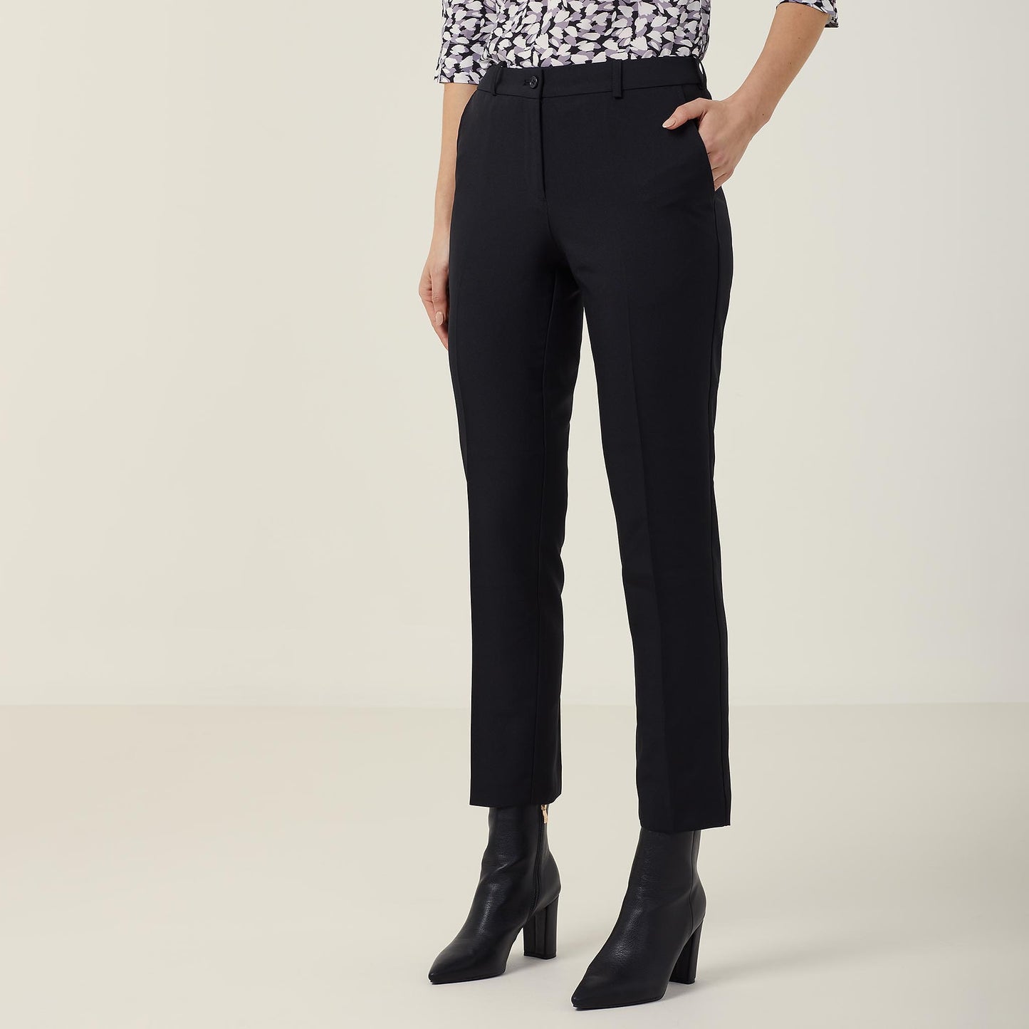 NNT Women's Helix Dry Slim Leg Work Pants - Professional, Comfortable, Black Stretch