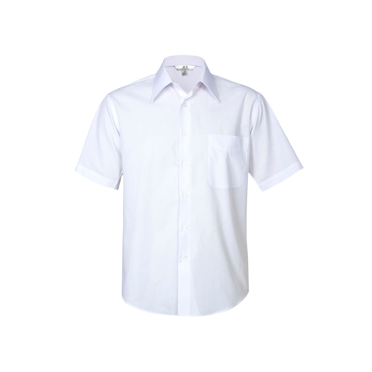 Biz Collection Men's Metro Tapered Short Sleeve Shirt – Modern Fit, UV Protection