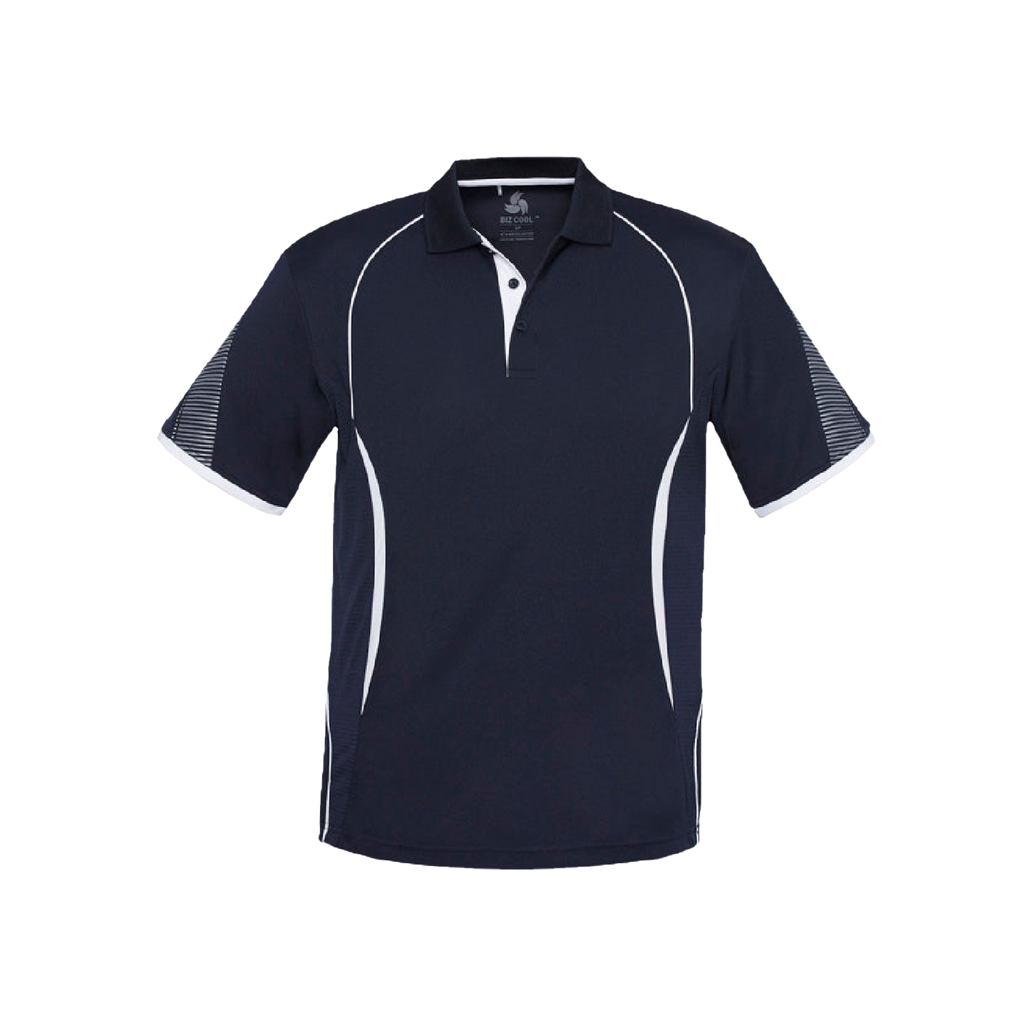 Men's Razor Performance Polo Shirt with BIZ COOL Technology - Grey/Lime