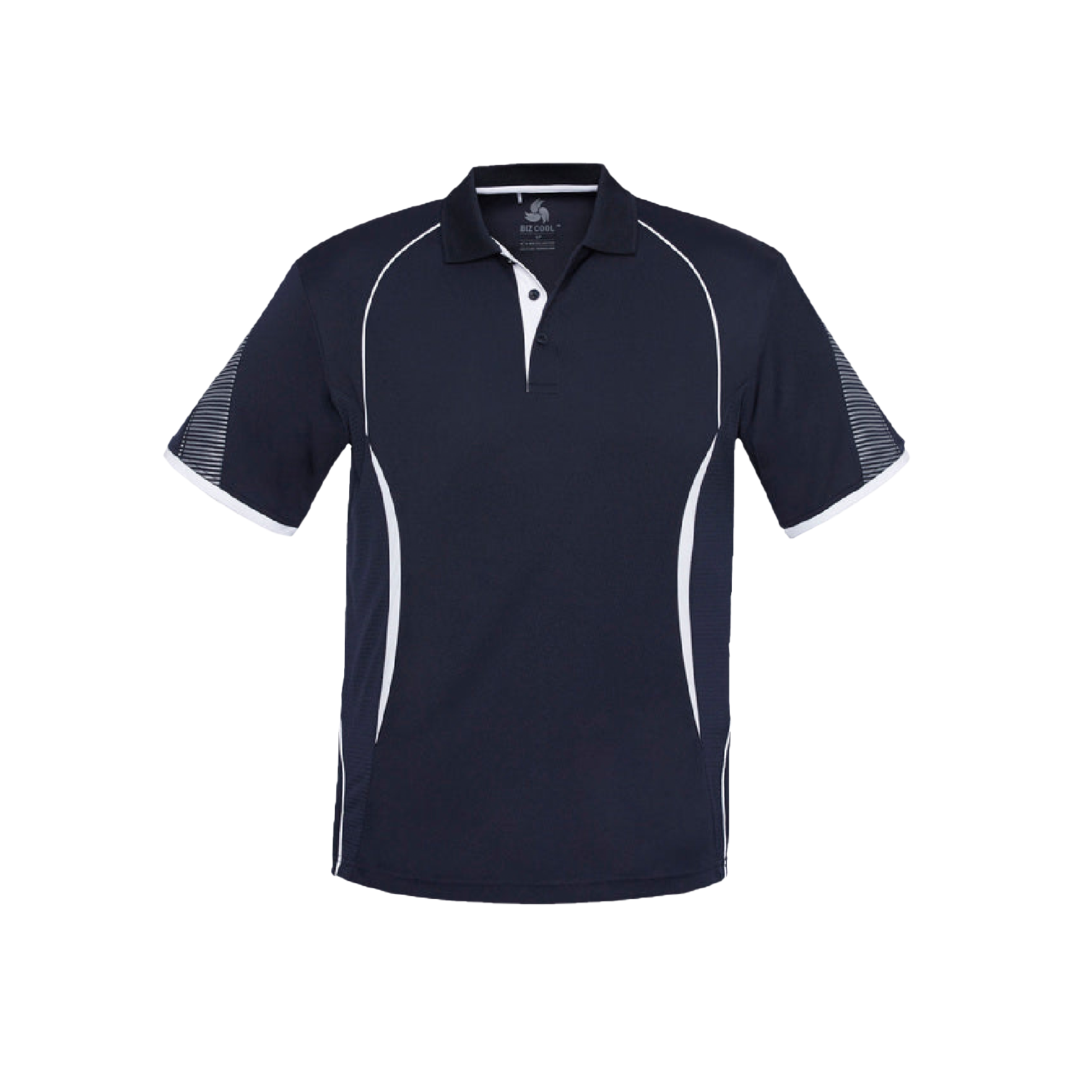 Men's Razor Performance Polo Shirt with BIZ COOL Technology - Grey/Lime