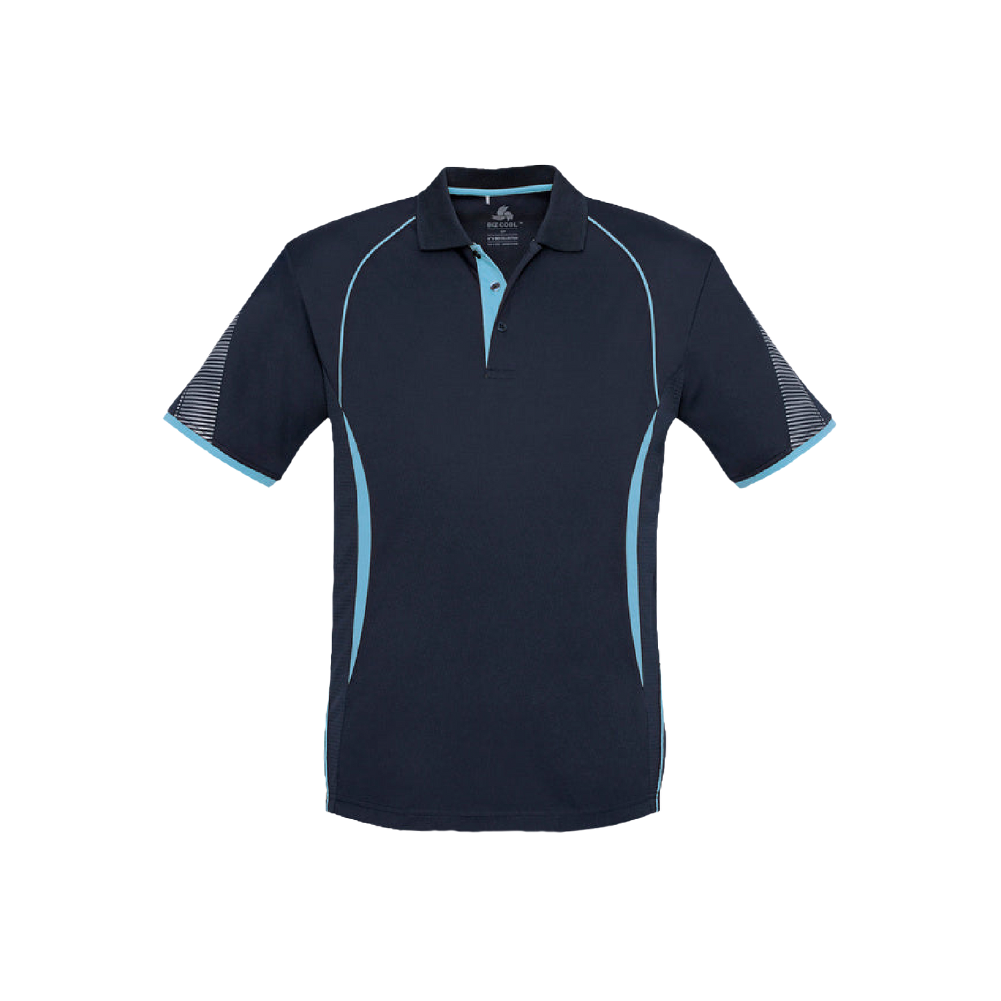 Men's Razor Performance Polo Shirt with BIZ COOL Technology - Grey/Lime