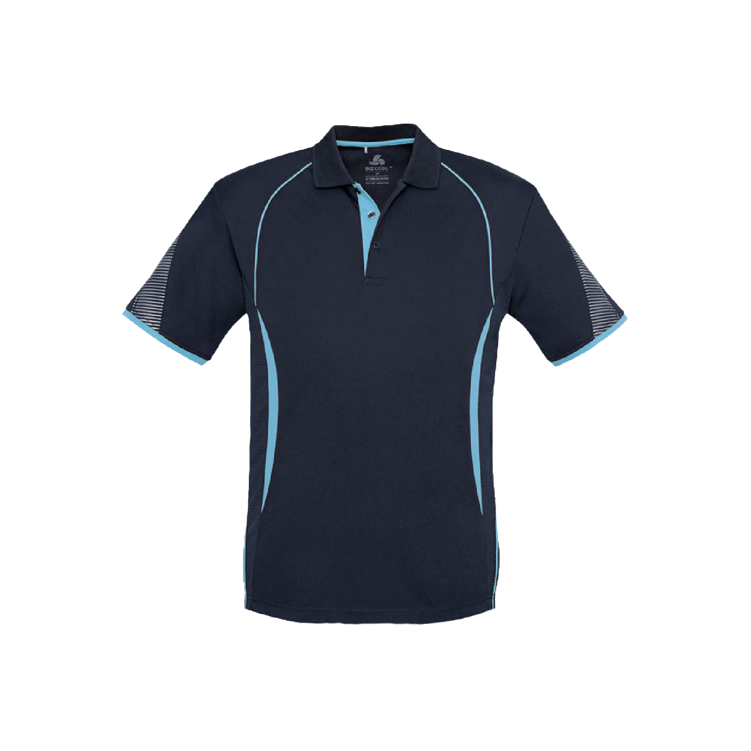 Men's Razor Performance Polo Shirt with BIZ COOL Technology - Grey/Lime