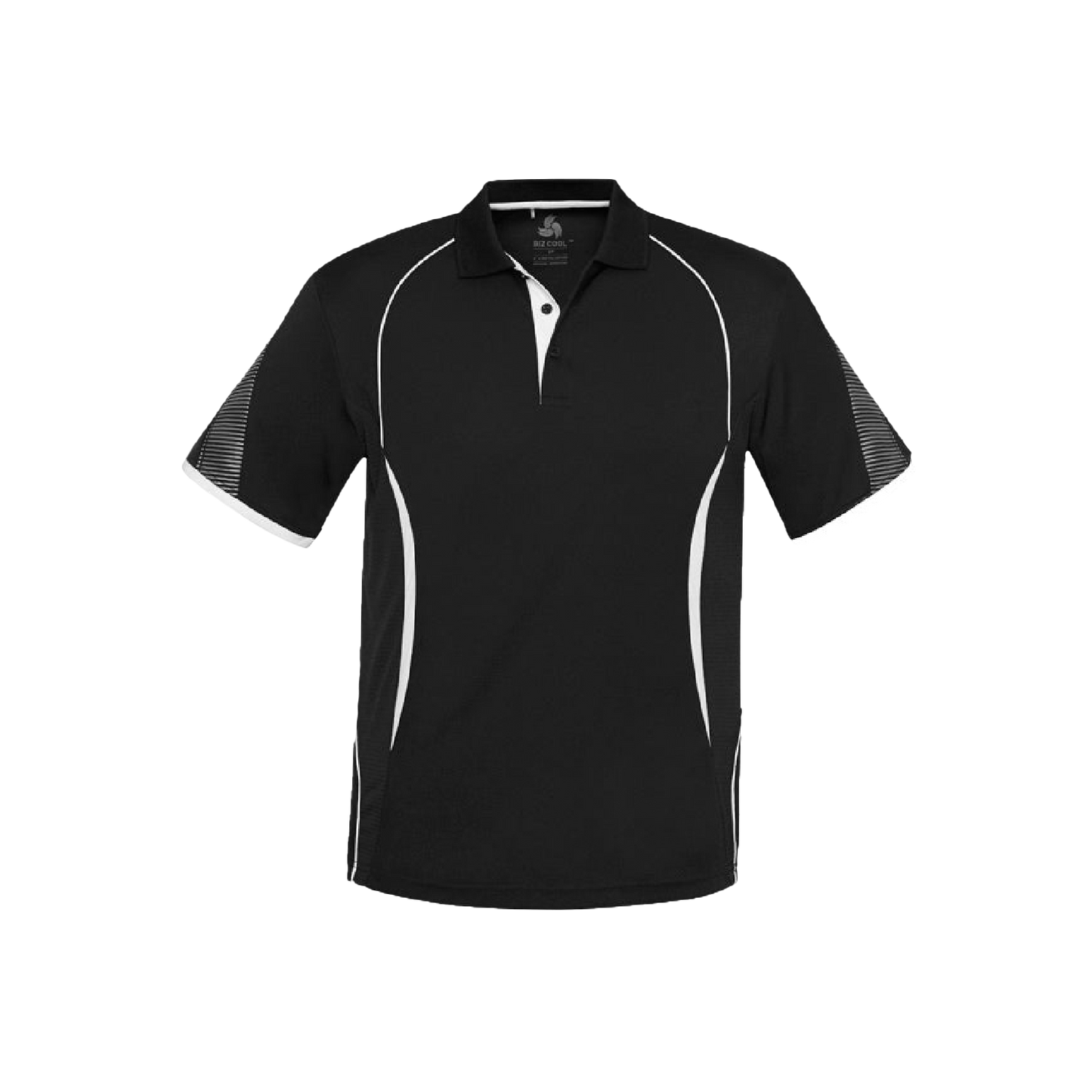 Men's Razor Performance Polo Shirt with BIZ COOL Technology - Grey/Lime
