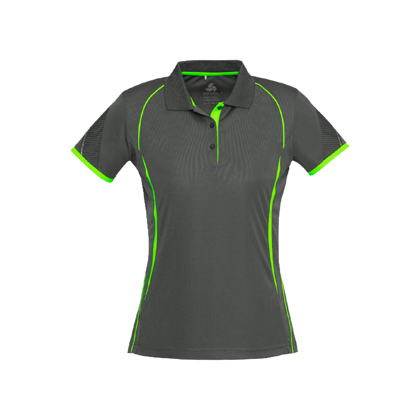 Women's Biz Collection Razor Performance Polo Shirt - Durable, Stylish Navy/White