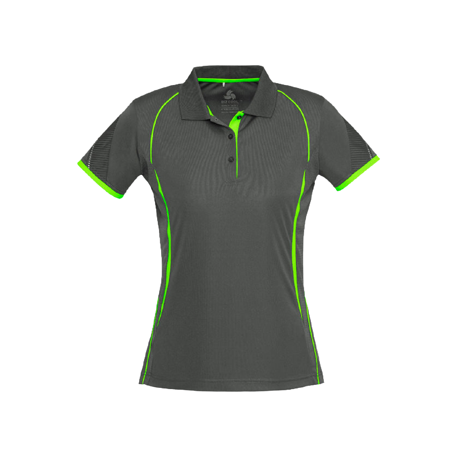 Women's Biz Collection Razor Performance Polo Shirt - Durable, Stylish Navy/White
