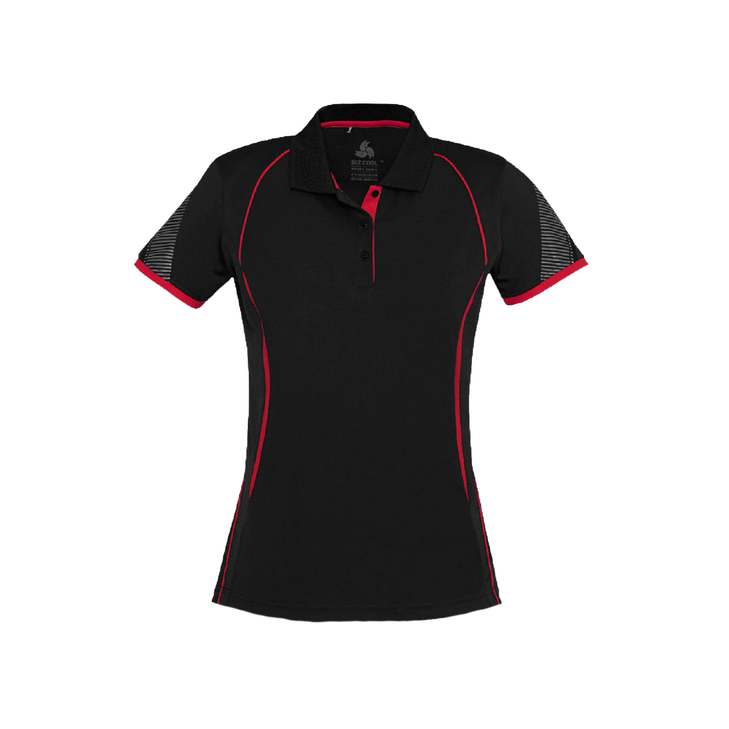 Women's Biz Collection Razor Performance Polo Shirt - Durable, Stylish Navy/White