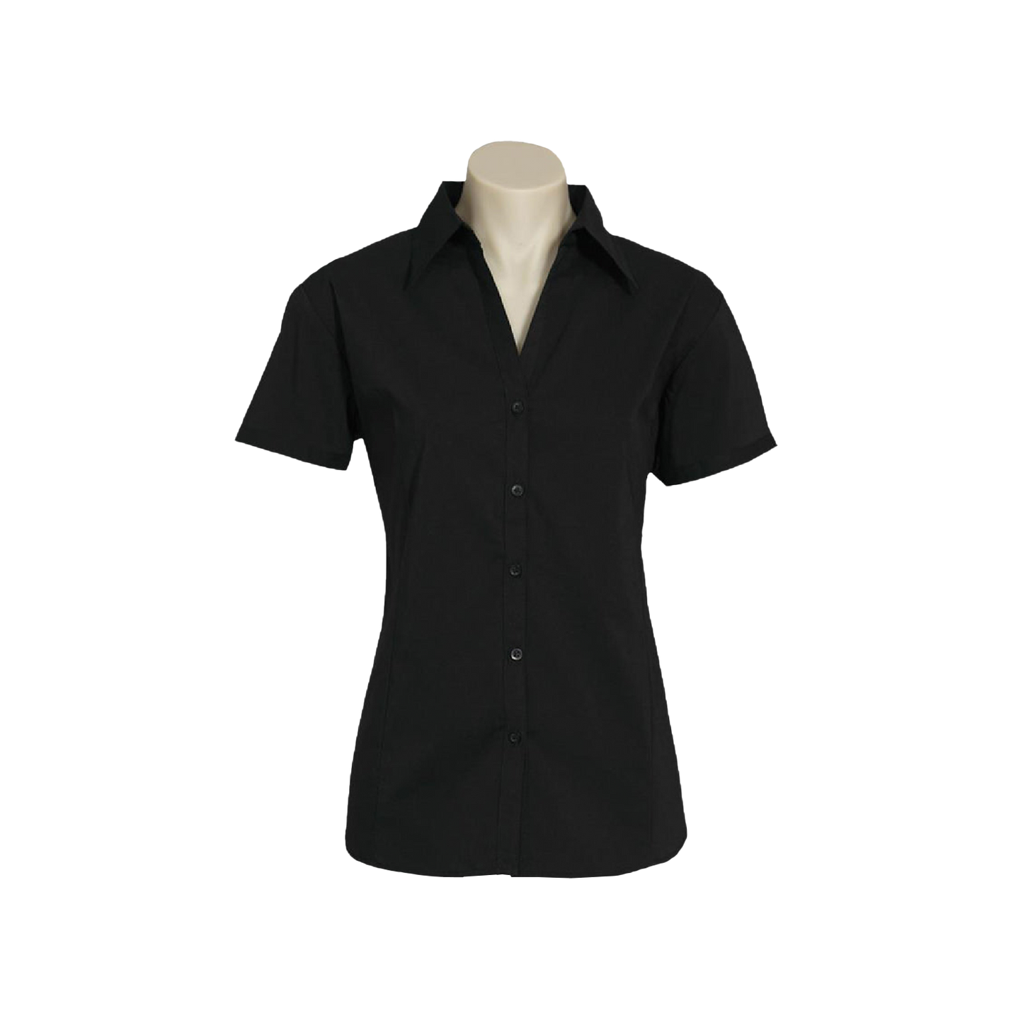 Biz Collection Women's Metro Professional Short Sleeve Shirt - Navy Uniform