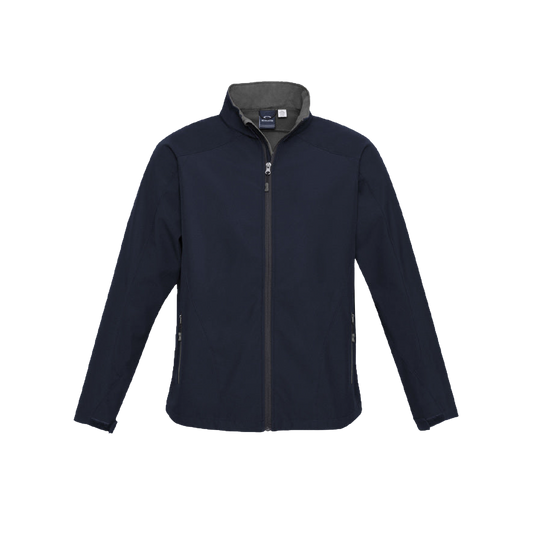 Durable Men's Biz Collection Geneva Jacket - Navy/Graphite Workwear Fleece