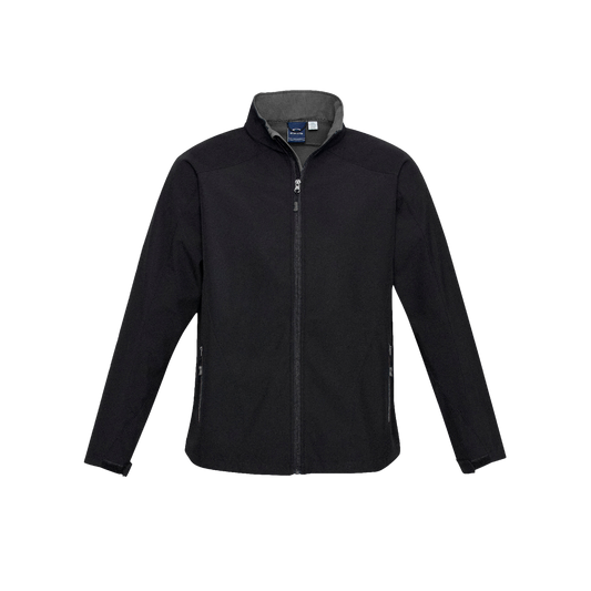 Men's Biz Collection Geneva Black/Graphite Jacket - Warm, Durable, Workwear Style