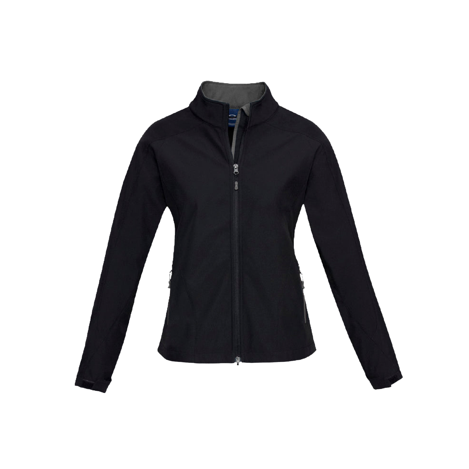 Biz Collection Women's Geneva Black Graphite Work Jacket - Breathable Fleece