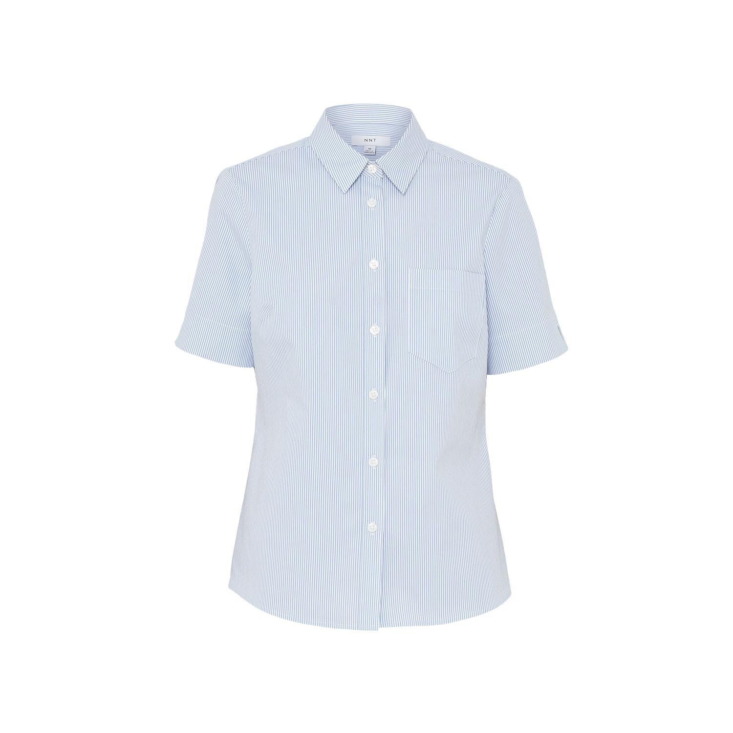 NNT Women's Avignon Fine Stripe Stretch Short Sleeve Uniform Shirt