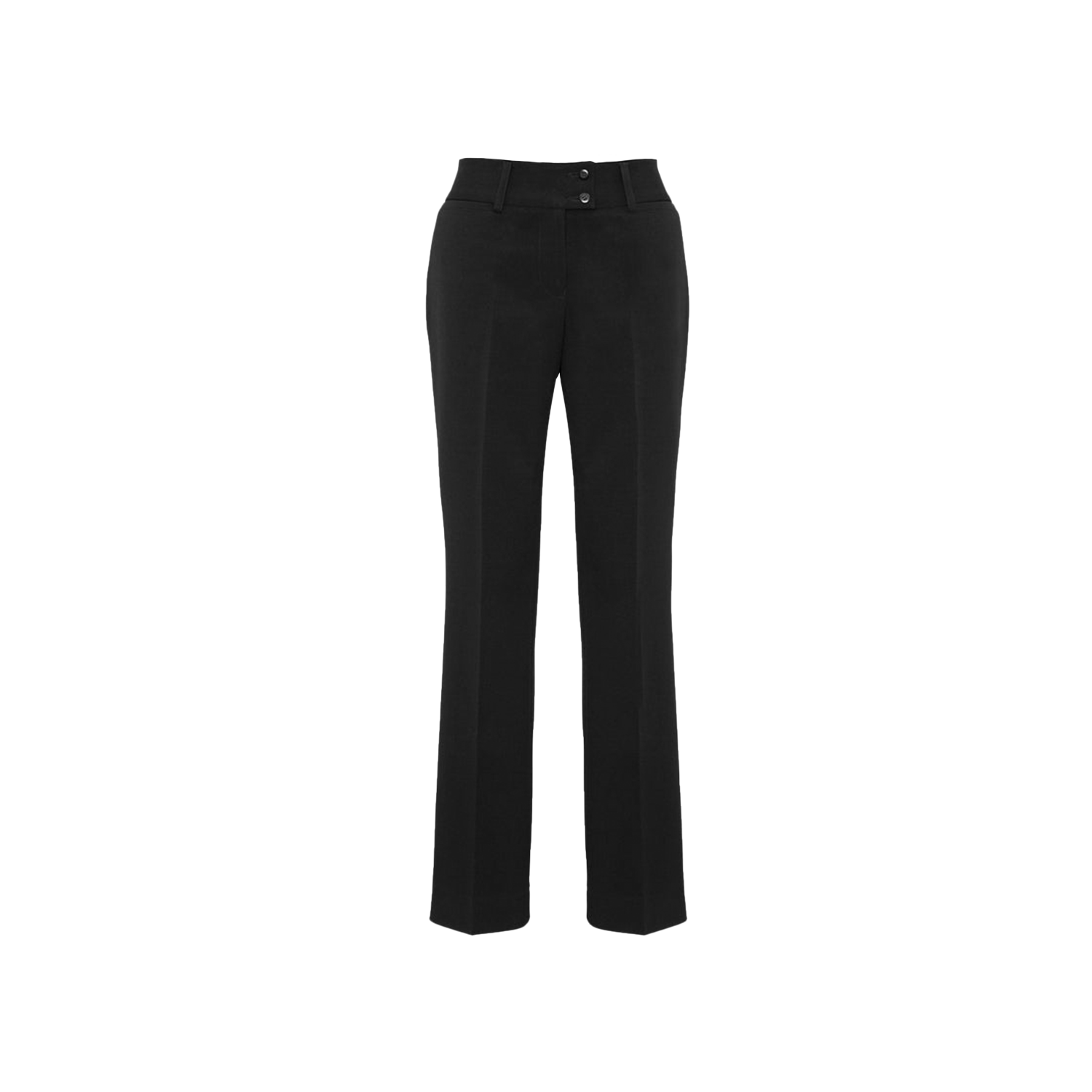 Stella Perfect Women's Four-Way Stretch Black Work Pants for Flattering Comfort