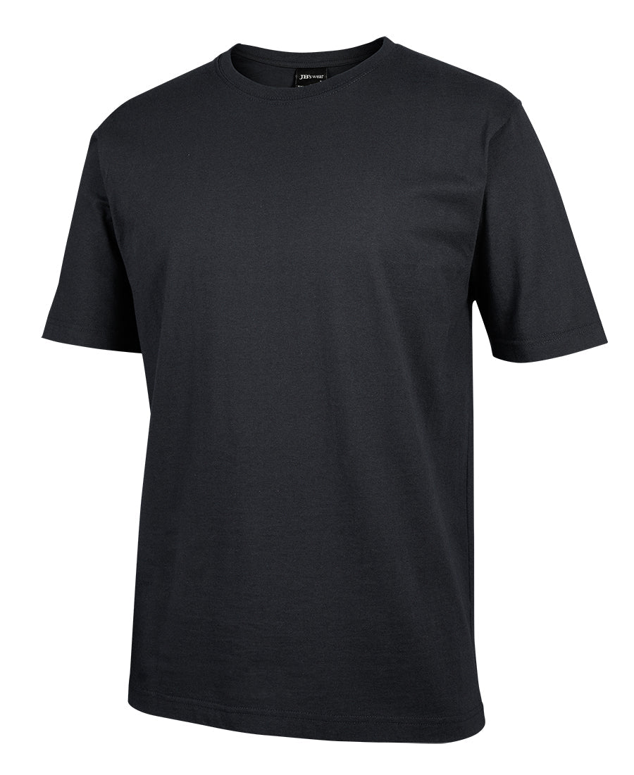 JB's Wear Men's Black Cotton Comfort Tee - Durable, Anti-Twist, Shape-Staying Workwear