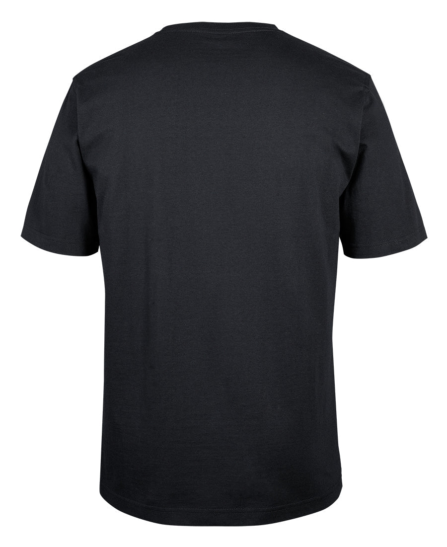 JB's Wear Men's Black Cotton Comfort Tee - Durable, Anti-Twist, Shape-Staying Workwear