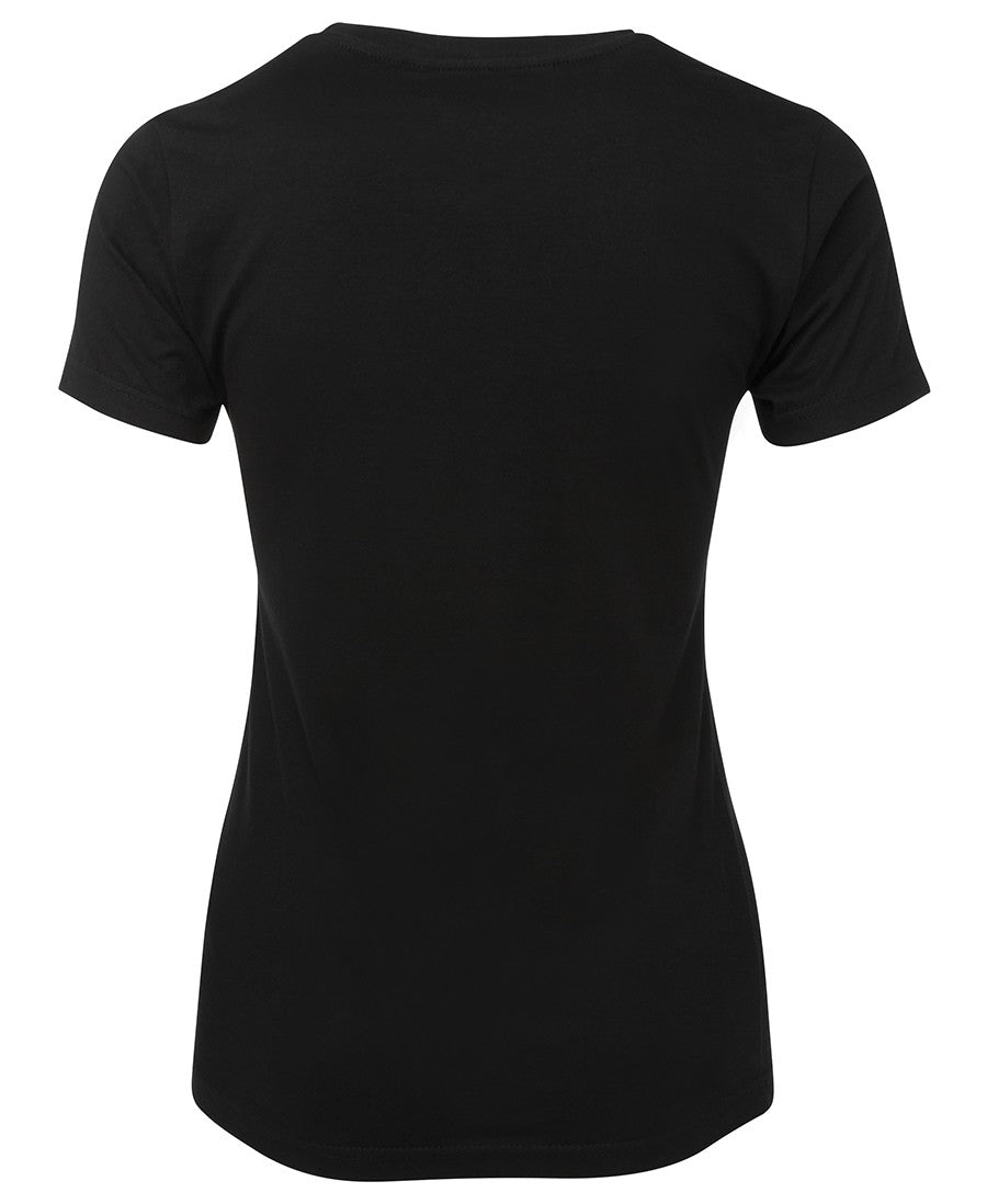 JB's Wear Women's Fitted Cotton Tee: Shape-Retaining, Comfortable Workwear Shirt
