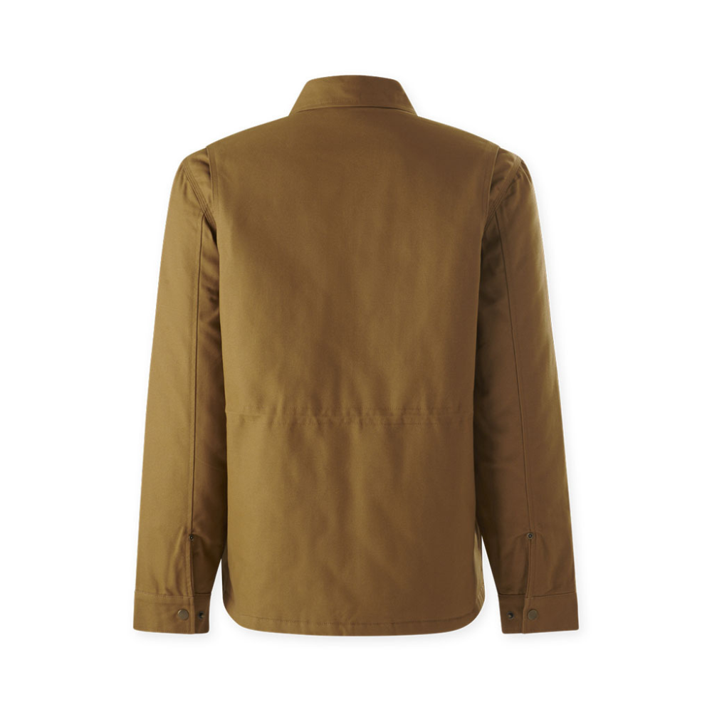 Hard Yakka Mustang Men's Rugged Outback Canvas Jacket - Durable Dark Tan