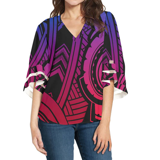 Women Puff Sleeve Blouse