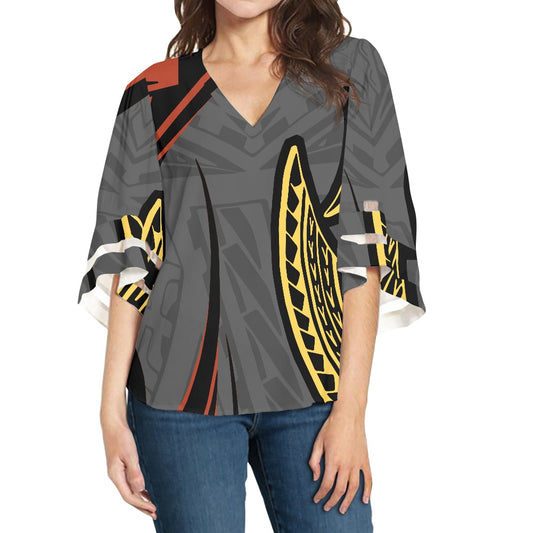 Women Puff Sleeve Blouse