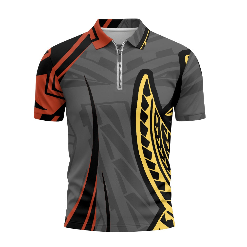 Zipper Polo Shirt