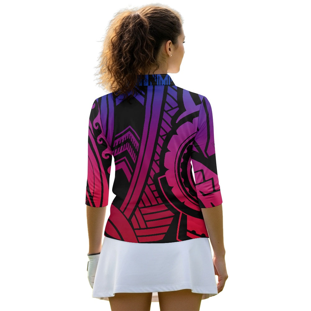 Women's 3/4 Sleeve Golf Top
