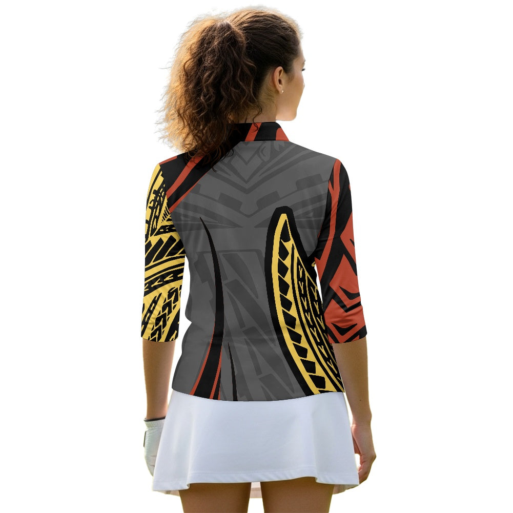 Women's 3/4 Sleeve Golf Top