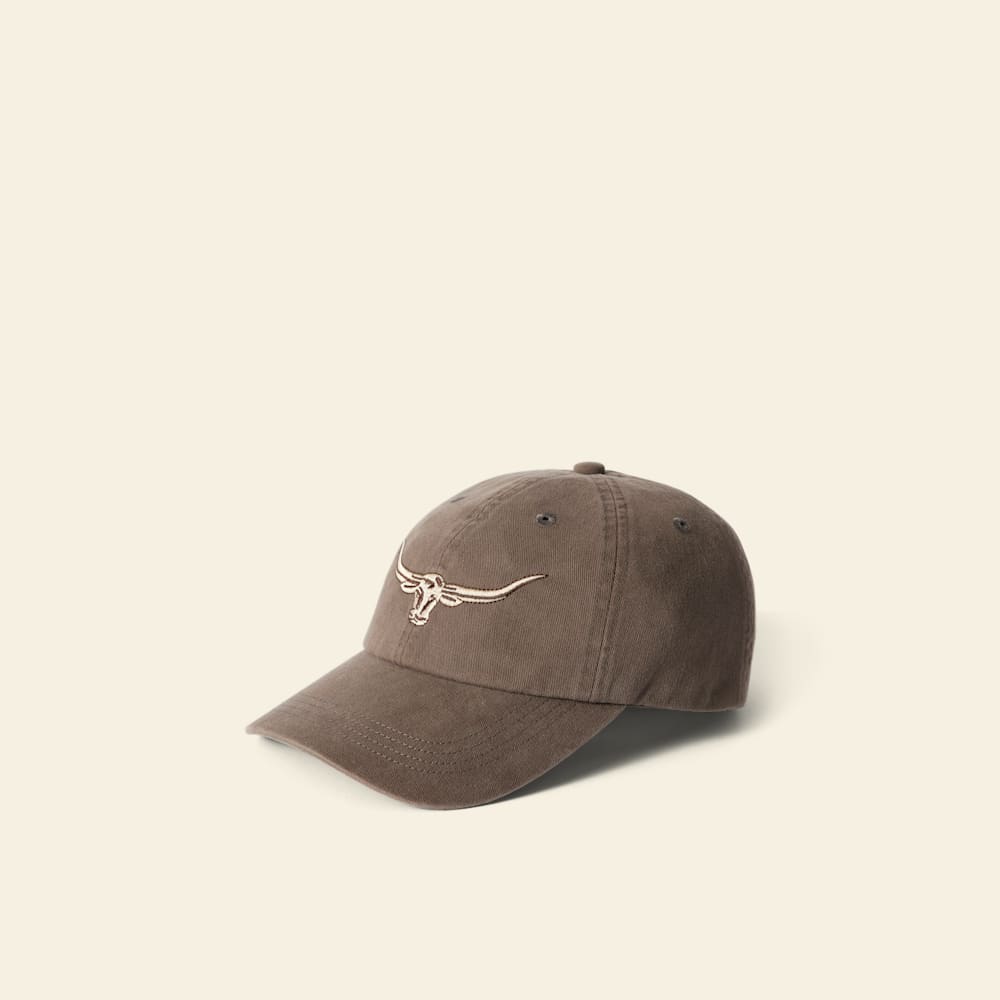 R.M.Williams Longhorn Organic Cotton Twill Cap with Adjustable Brass Clasp