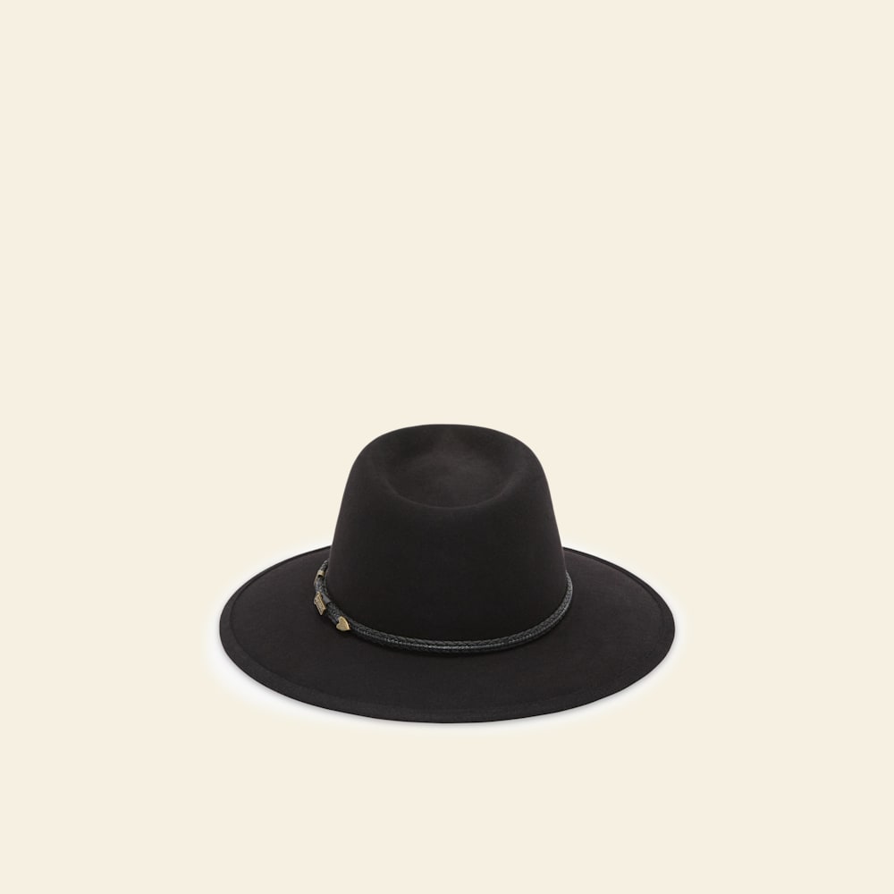 Akubra Traveller Black Felt Hat – Soft Pliable Adventure Headwear