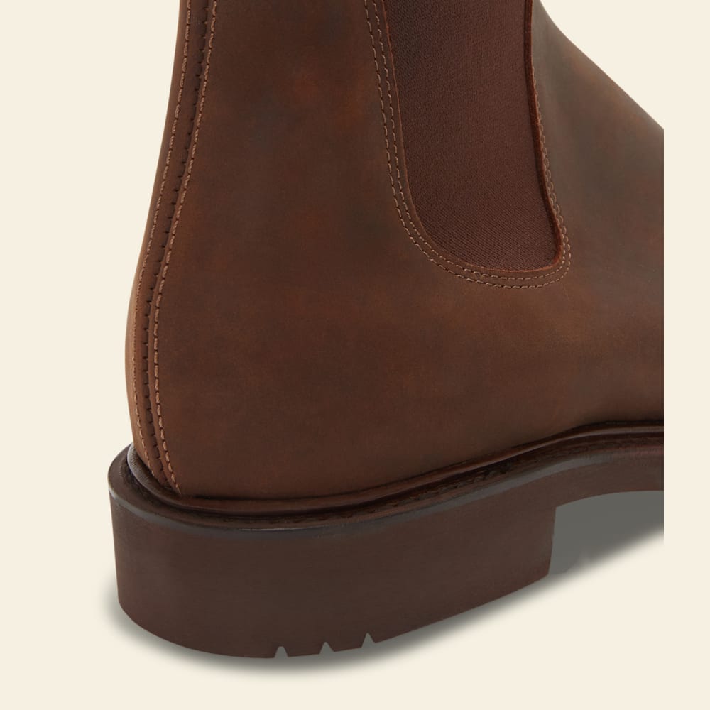 R.M.Williams Rugged Bark Oiled Nubuck Leather Gardener Boots for All-Day Comfort