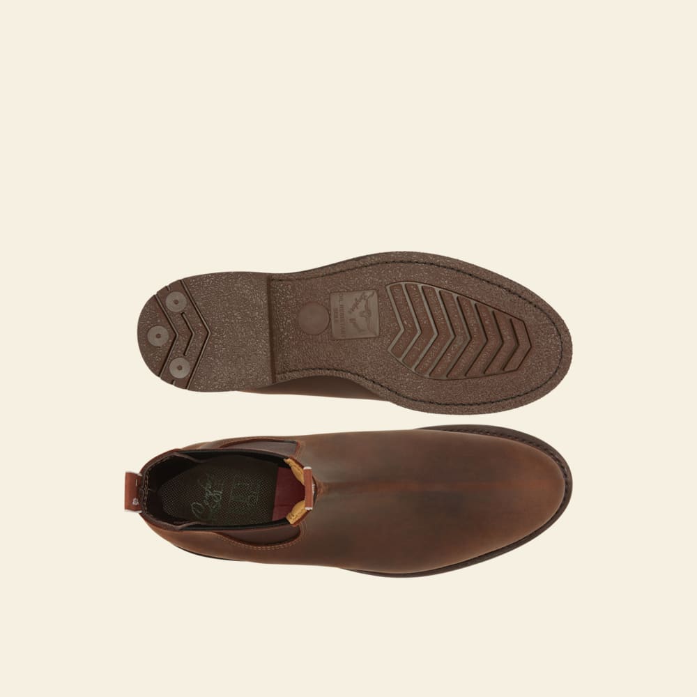 R.M.Williams Rugged Bark Oiled Nubuck Leather Gardener Boots for All-Day Comfort