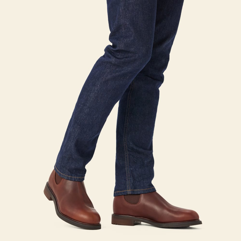 R.M.Williams Gardener Brown Oiled Kip Leather Durable Work Boots
