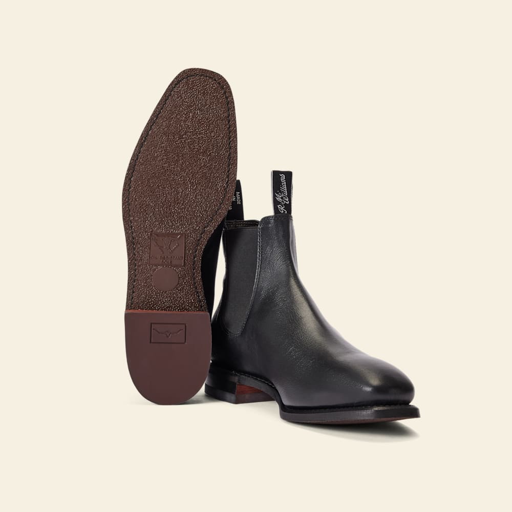 Kangaroo Comfort Craftsman Boot Black Print