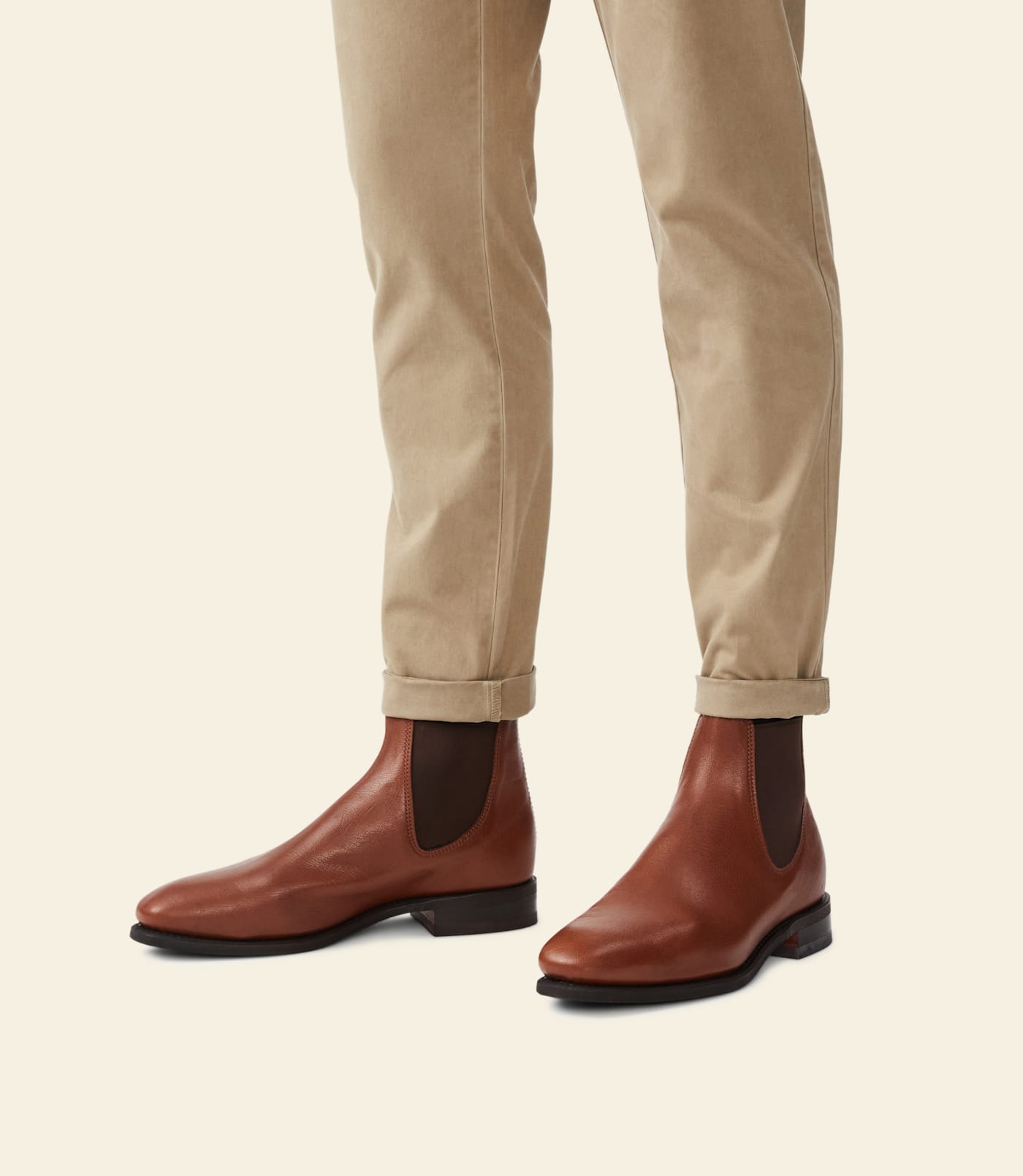 Premium R.M. Williams Tanbark Kangaroo Leather Comfort Craftsman Boots