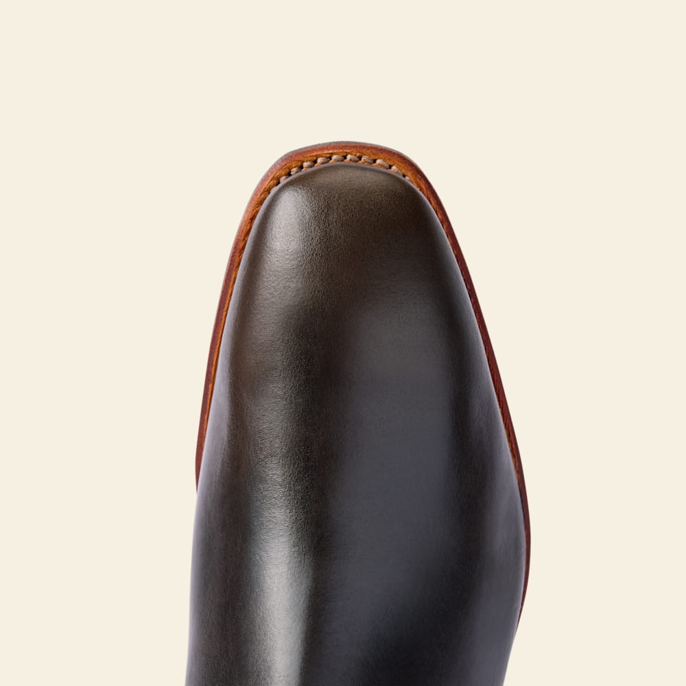 Comfort Craftsman Dark Olive Pull‑Up Chelsea Boot – Premium Leather