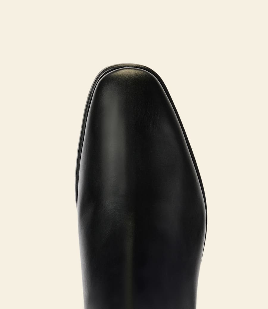 R.M.Williams Comfort Craftsman Ebony Pull-Up Leather Men's Chelsea Boots