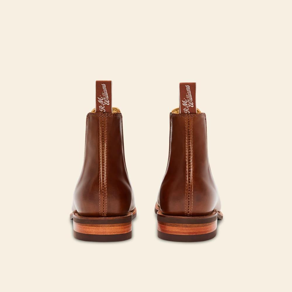 R.M.Williams Comfort Craftsman Caramel Pull-Up Leather Boots | Durable, Stylish, Iconic