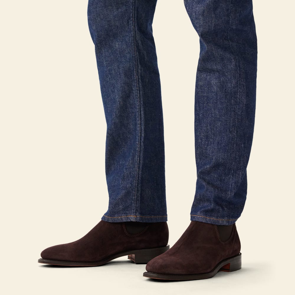 Heritage Craftsman Suede Blackberry Boot – Premium Australian Made