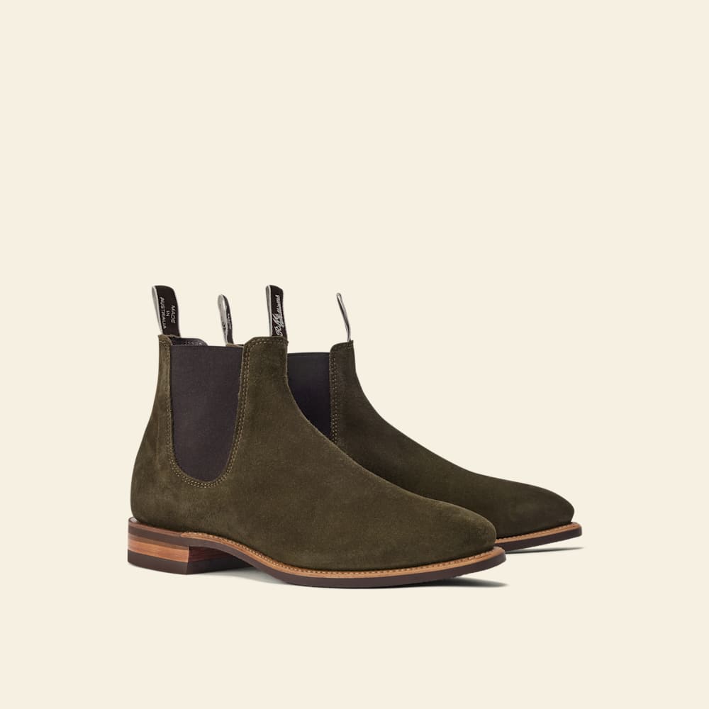 Premium Eucalypt Suede Comfort Craftsman Boot – Australian Made