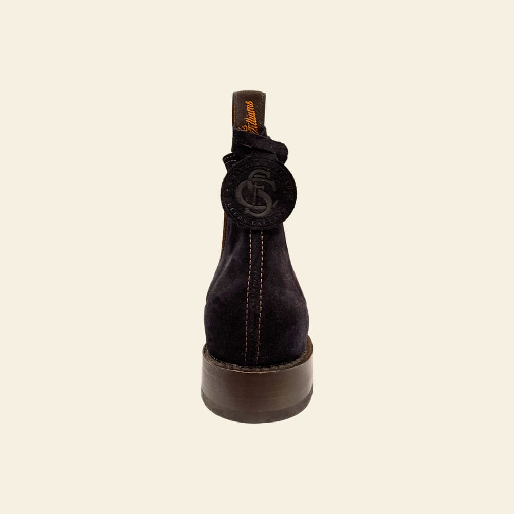 Heritage Craftsman Dark Navy Suede Boot – Australian Made