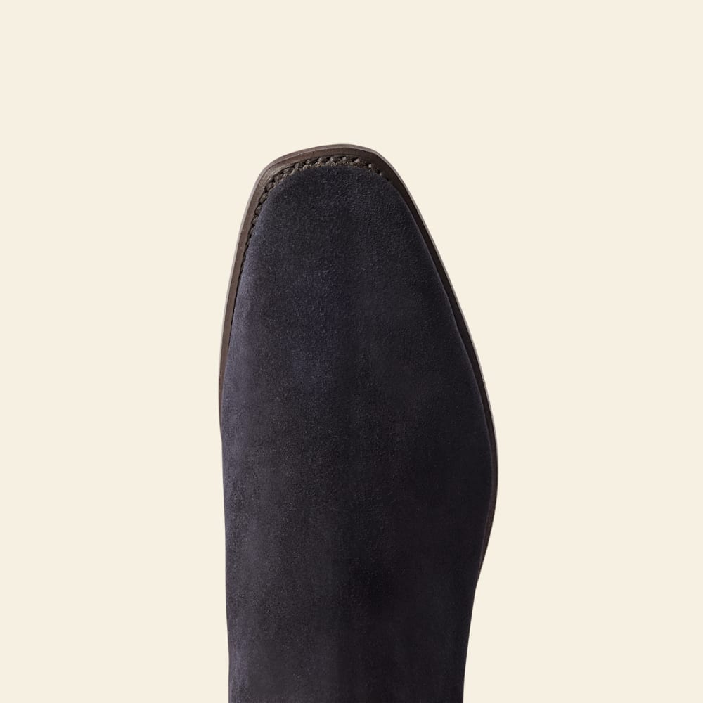 Heritage Craftsman Dark Navy Suede Boot – Australian Made
