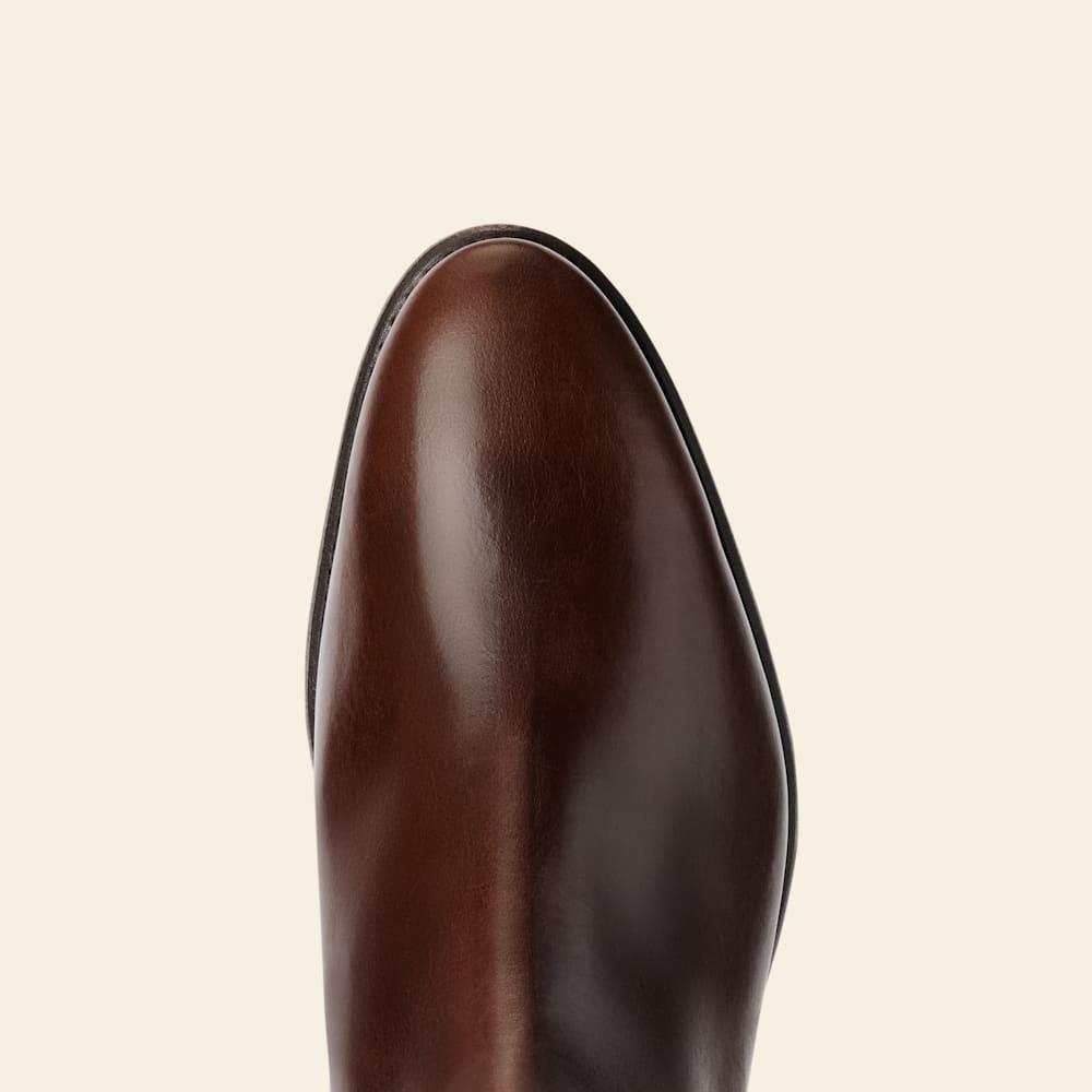 Macquarie Boot – Mid Brown Pull‑Up Leather Men’s Boot
