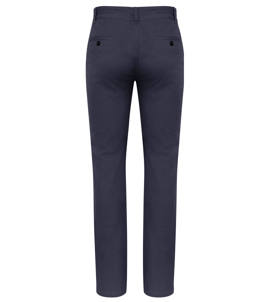 Biz Collection Women's Lawson Navy Chino Pants: Comfortable, Classic Fit, Durable Workwear