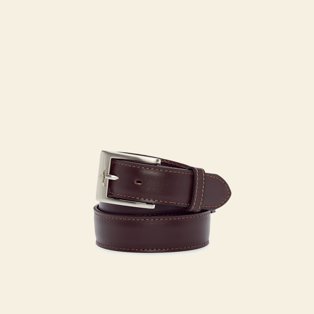 R.M.Williams Premium Chestnut Yearling Leather Men's Dress Belt, 1.25-inch Width, Quality Craftsmanship