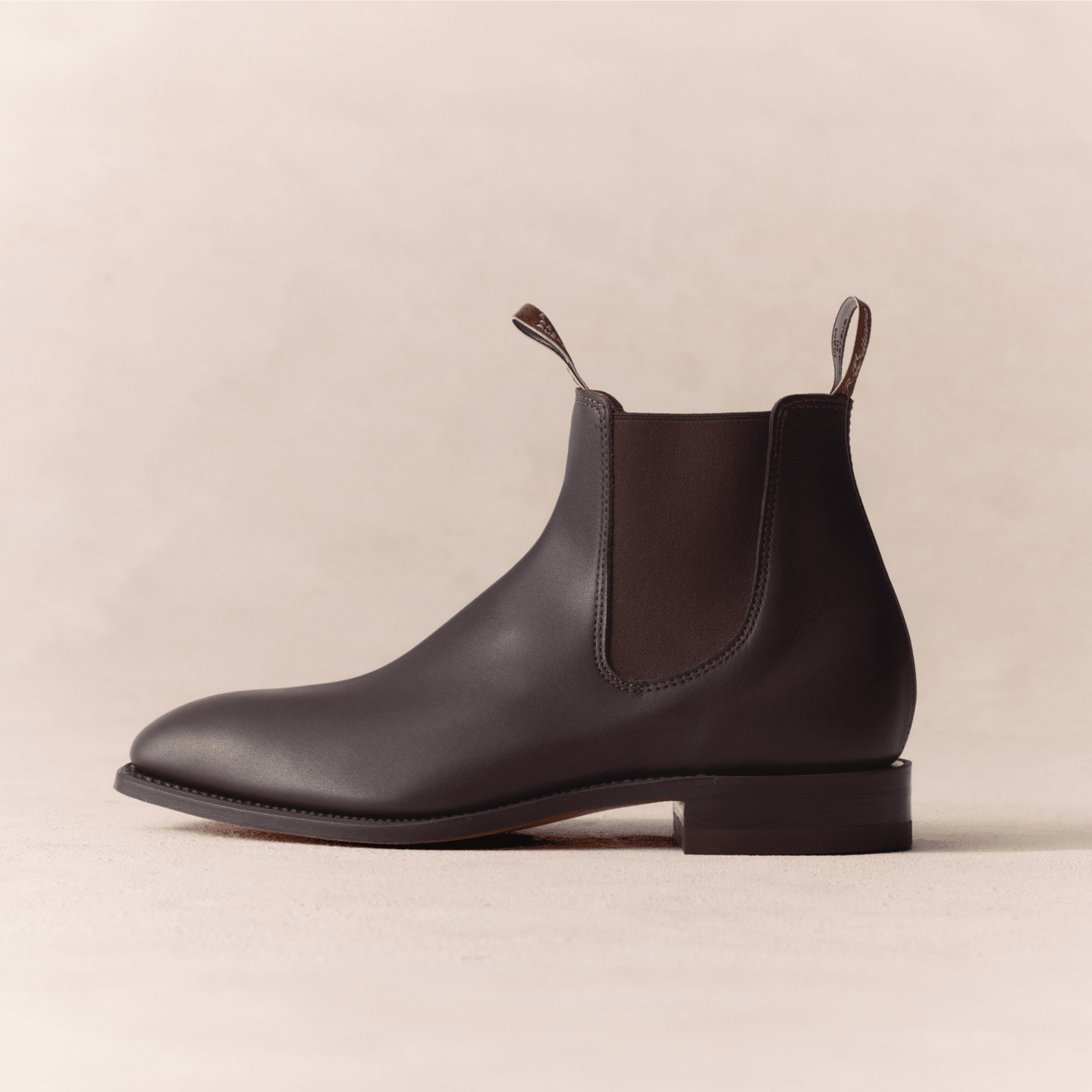 R.M.Williams Men's Black Yearling Leather Comfort Craftsman Chelsea Boots