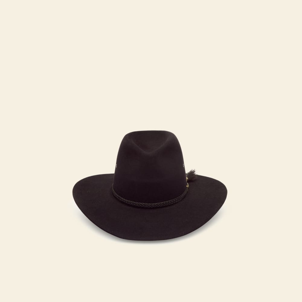 Black Akubra Longhorn Felt Hat – Classic Australian Style